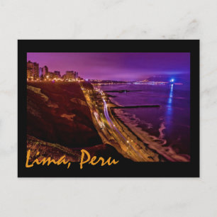 Lima, Peru, Miraflores District, S.A. Briefkaart