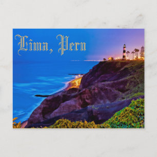 Lima, Peru, Miraflores District, SA Briefkaart