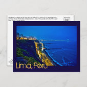 Lima, Peru, Miraflores District, SA Briefkaart (Voorkant / Achterkant)
