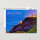 Lima, Peru, Miraflores District, SA Briefkaart (Voorkant / Achterkant)
