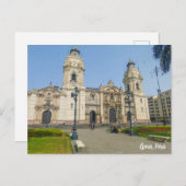 Lima, Perú, Plaza Mayor Briefkaart (Voorkant / Achterkant)