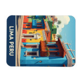 Lima Peru Reizen Magneet (Horizontaal)