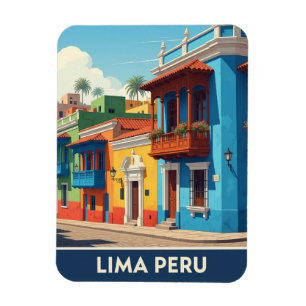 Lima Peru Reizen Magneet