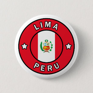 Lima Peru Ronde Button 5,7 Cm