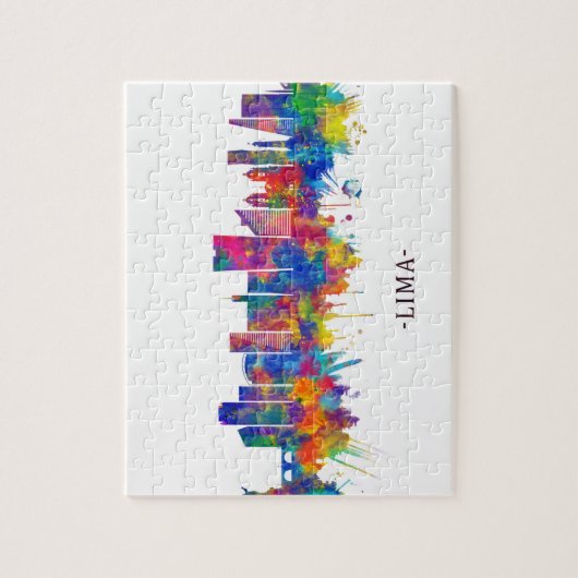 Lima Peru Skyline Legpuzzel (Verticaal)