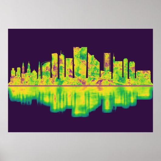 Lima Peru Skyline Poster (Voorkant)