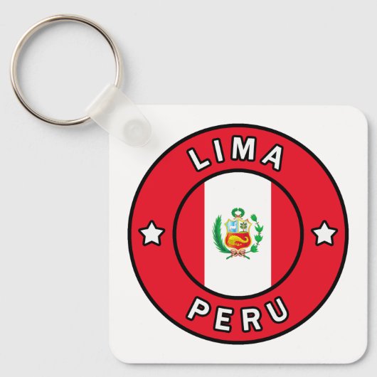 Lima Peru Sleutelhanger (Voorkant)