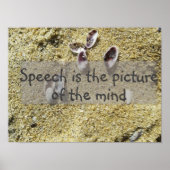 L'image de la sagesse mentale qui dit affiche (Devant)