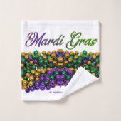 L'image emblématique sur le thème de Mardi Gras de (Gant de toilette)