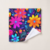 L'Imaginaire floral de Neon (Gant de toilette)