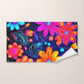 L'Imaginaire floral de Neon (Serviette à main)