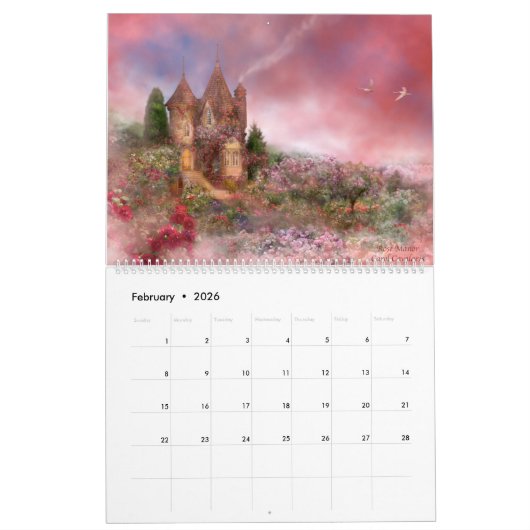 L'imaginaire place le calendrier d'art (Feb 2026)