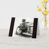 L'imagination nourrit ma carte de voeux (Fleur jaune)