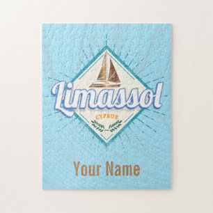 Limassol City Cyprus Retro Sailing Ship Legpuzzel