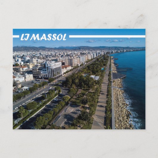 Limassol stad Cyprus Briefkaart (Voorkant)