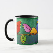 LimbBirds "Feelin vers le bas ?" Tasse de café (Gauche)