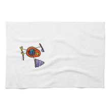 LimbBirds "MERCI DA !" Serviette de cuisine