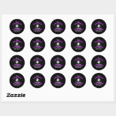 Limbo Dance Limbo Dansende danser Limbo Stick Ronde Sticker (Vel)