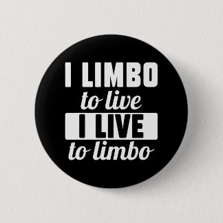 Limbo Dans Limbo Dansende Danser Meisje Limbo Stic Ronde Button 5,7 Cm
