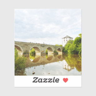 Limburg an der Lahn Oude Brug Kunst Sticker