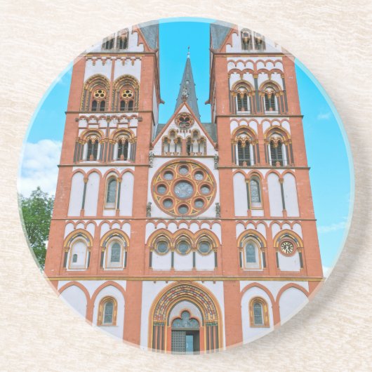Limburgse Dom Zandsteen Onderzetter (Voorkant)