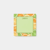 Lime Centre Citron Orange Citrus Post-it Notes (Devant)