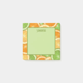 Lime Centre Citron Orange Citrus Post-it Notes
