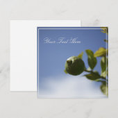 Lime de citron vert Votre carte à plat texte (Devant / Derrière)