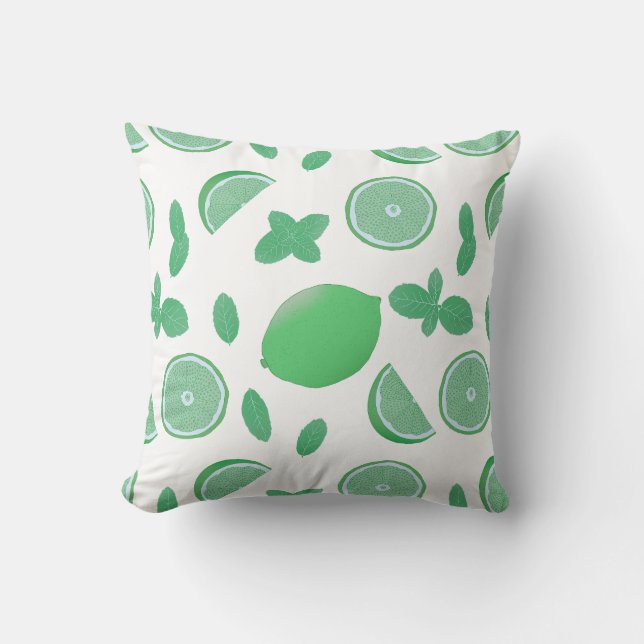 Lime et Coussin botanique de menthe (Recto)