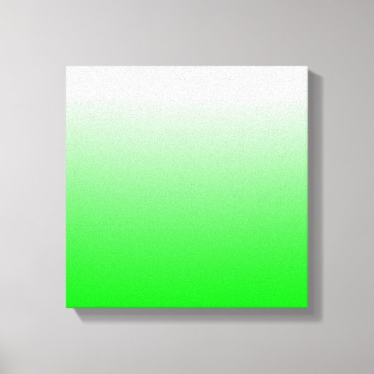 Lime Gradiënt Canvas Afdruk (Voorkant)