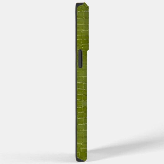 Lime Green Alligator Texture Print Case-Mate iPhone Case (Achterkant / Rechts)