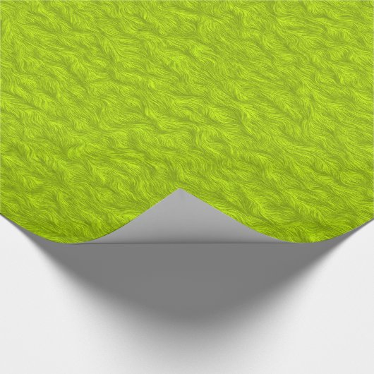 Lime Green Bontlook Design Cadeaupapier (Hoek)