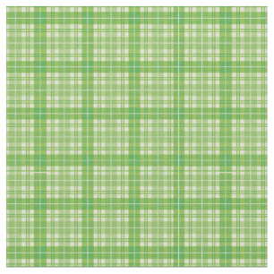Lime Green Bright Gingham Pset Tartan Stof