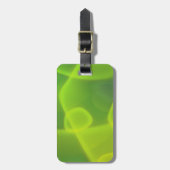 Lime Green Cells Bagagelabel (Voorkant verticaal)