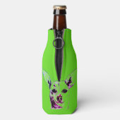 Lime Green Chihuahua Glacière à thème bouteille (Bouteille Dos)