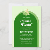 Lime Green Citrus Final Fiesta Bachelorette Kaart (Voorkant)