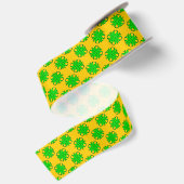 Lime Green Clover Ribbon van Kenneth Yoncich Lint (Achterkant)