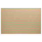 Lime Green & Dark Salmon Pattern Stof (Fat Quarter)