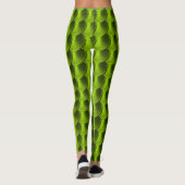 Lime Green Dragon Scale Cosplay Leggings (Achterkant)