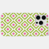 Lime Green en roze Diamond Ikat Pattern Case-Mate iPhone Case (Achterkant (horizontaal))