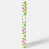 Lime Green en roze Diamond Ikat Pattern Case-Mate iPhone Case (Achterkant / Rechts)