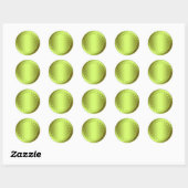 Lime Green Envelope Seal Ronde Sticker (Vel)