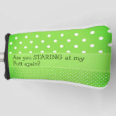 Lime Green Funny Golfheadcover (Voorkant)