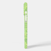 Lime Green Gepersonaliseerde Damask iPhone-Hoesje Case-Mate iPhone Case (Achterkant / Links)