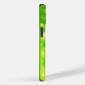 Lime Green Glitter iPhone/iPad Mate Stoer Hoesje (Achterkant / Rechts)