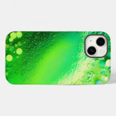 Lime Green Glitter iPhone Mate Stoer Hoesje (Achterkant (horizontaal))