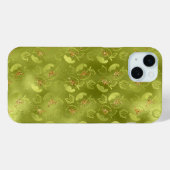 LIME GREEN & GOLD HERFST HERFSTAPPELS Case-Mate iPhone CASE (Achterkant (horizontaal))