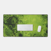 Lime Green Grunge with Black Accents (Clavier et souris)