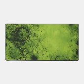 Lime Green Grunge with Black Accents (Recto)