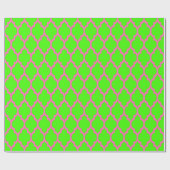 Lime Green Hot Pink Moroccan #4 Cadeaupapier (Vlak)